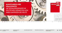 Desktop Screenshot of geschichte.spd-bw.de